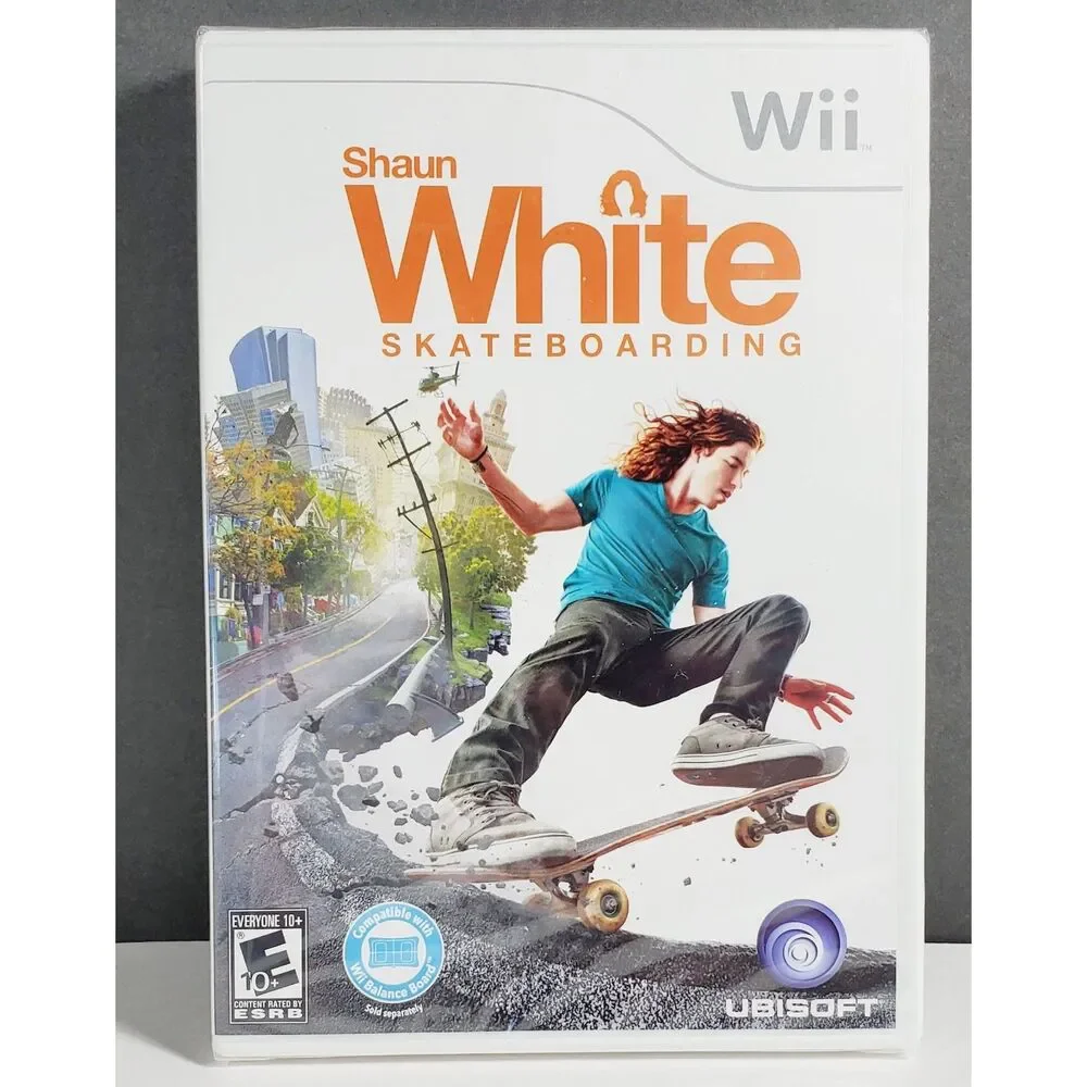 New Sealed Nintendo Wii Shaun White Skateboarding Video Game